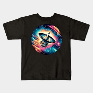 Voyage to the Stars - Voyager Spacecraft Kids T-Shirt